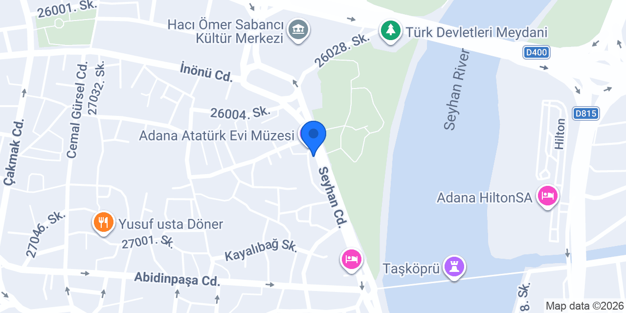 Adana Sinema Müzesi konumu
