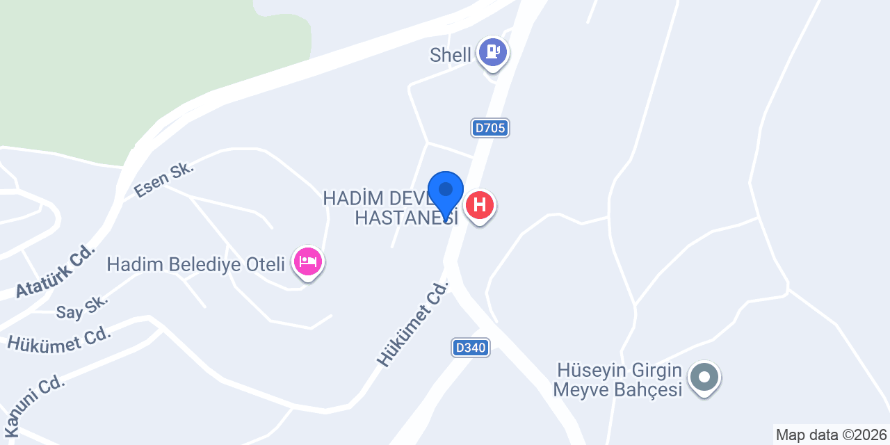 İlhan Veteriner Kliniği HADİM konumu