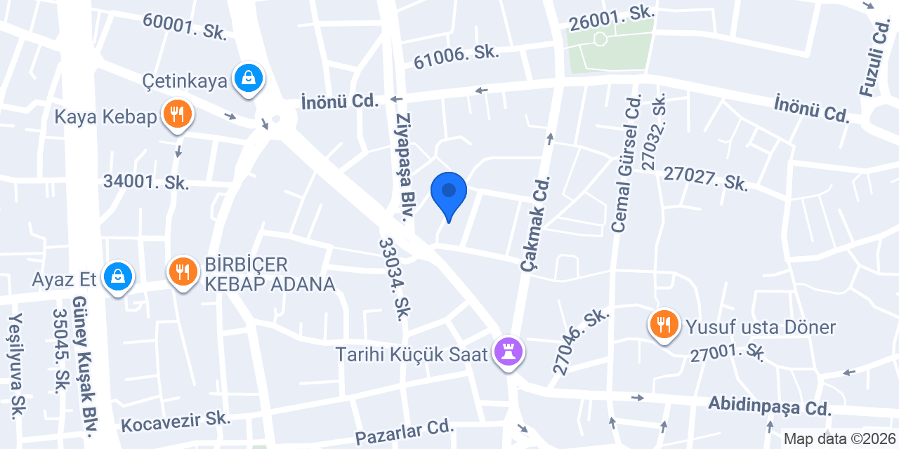 Salih Usta Kebap konumu