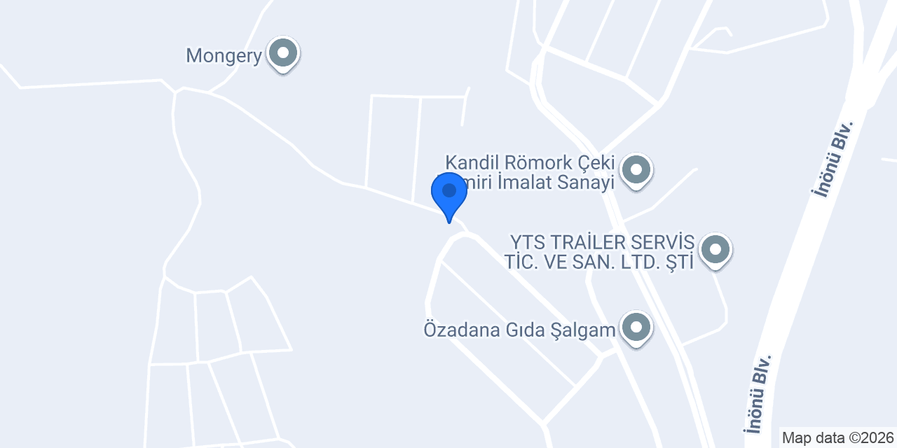 Üçgül Makina konumu