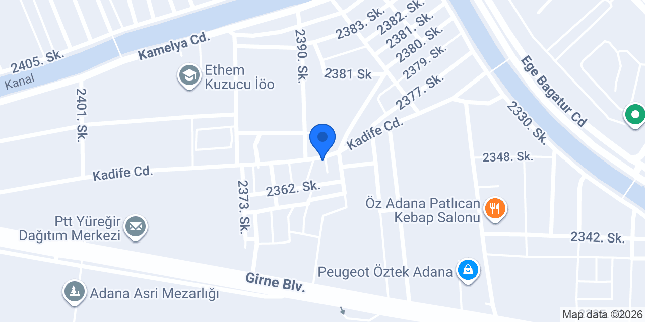 YOLDAŞ ELEKTRİK ve AVİZE konumu