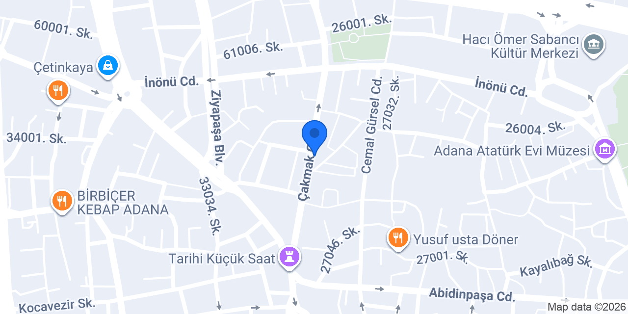 Vodafone Cep Merkezi konumu