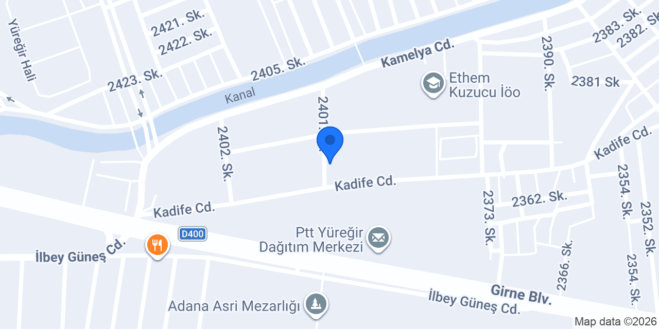 Bilpa Adana konumu