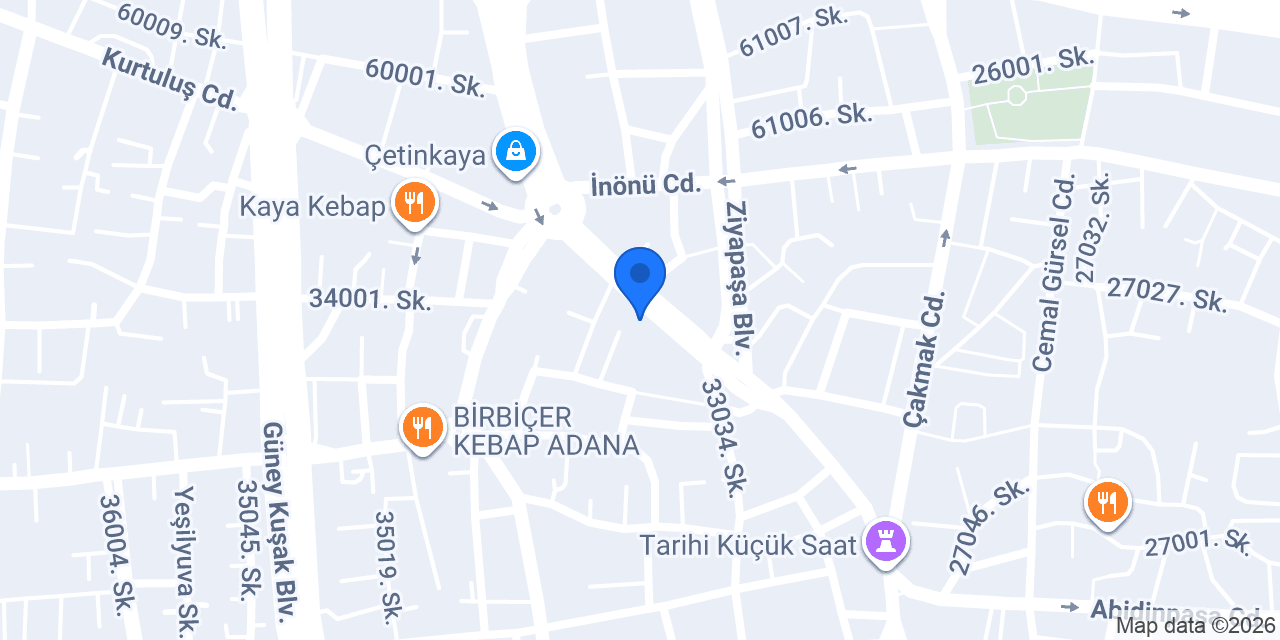 Adana 3.Noterlik konumu