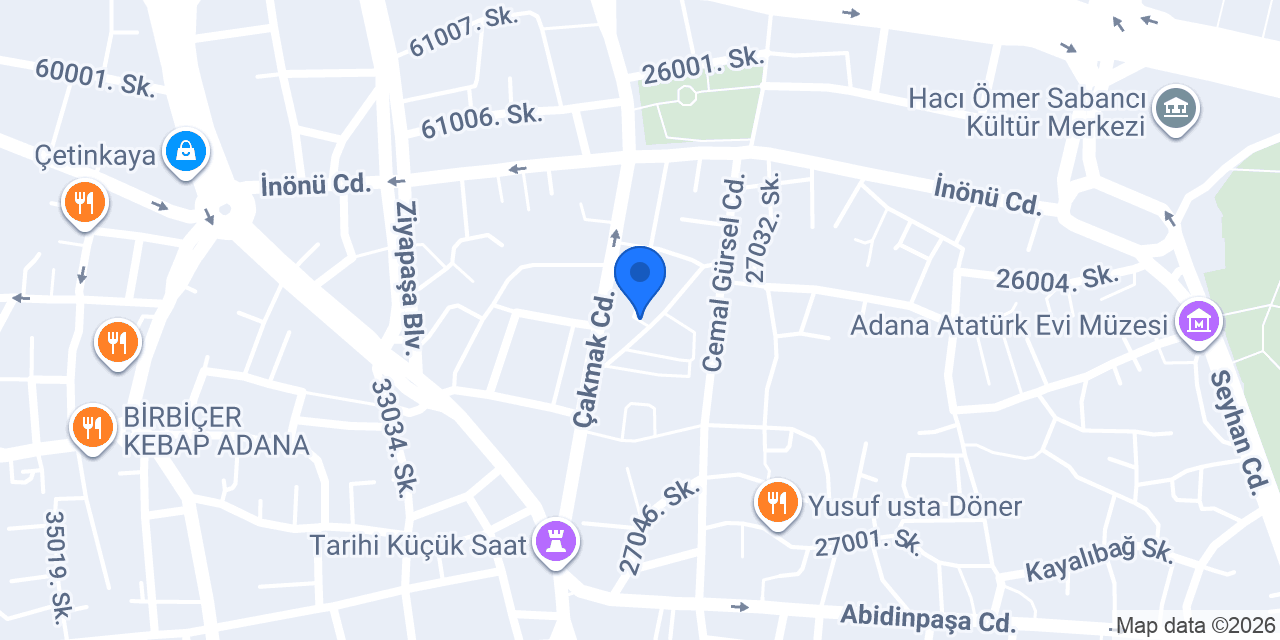 Cafe bimola adana konumu