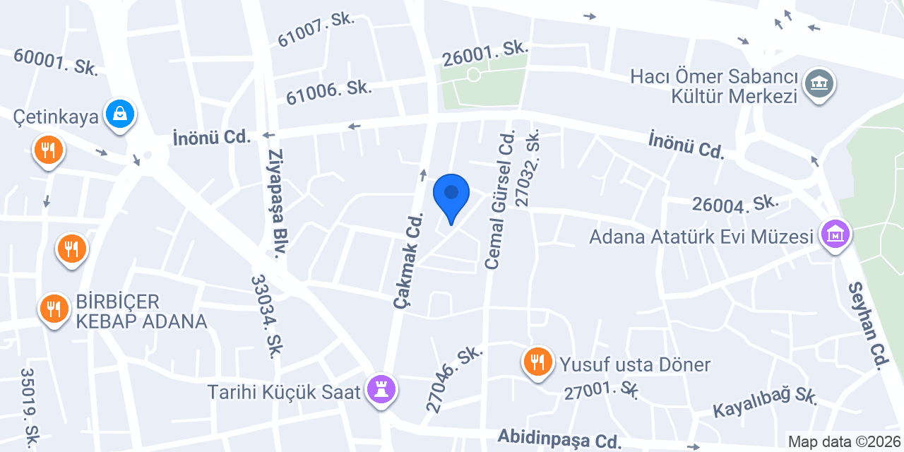 Raif Erkek Kuaförü konumu