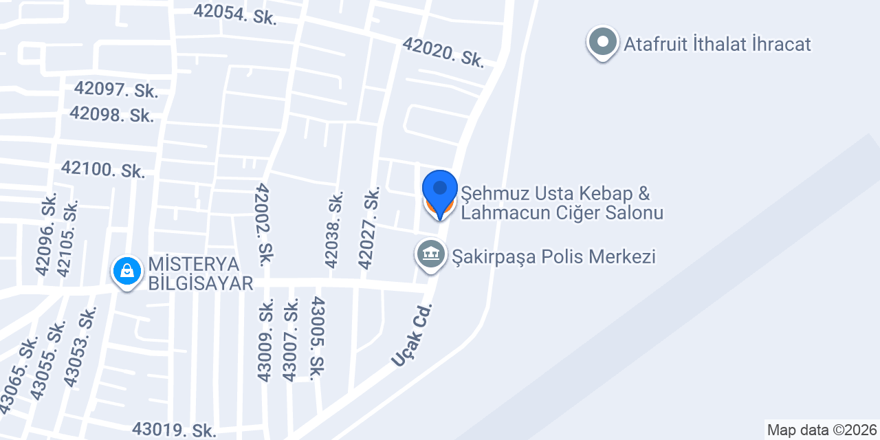 Şehmuz Usta Kebap & Lahmacun Ciğer Salonu konumu