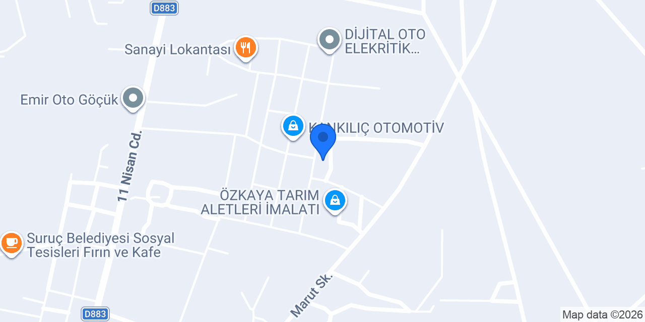 Çelikkol oto servis konumu