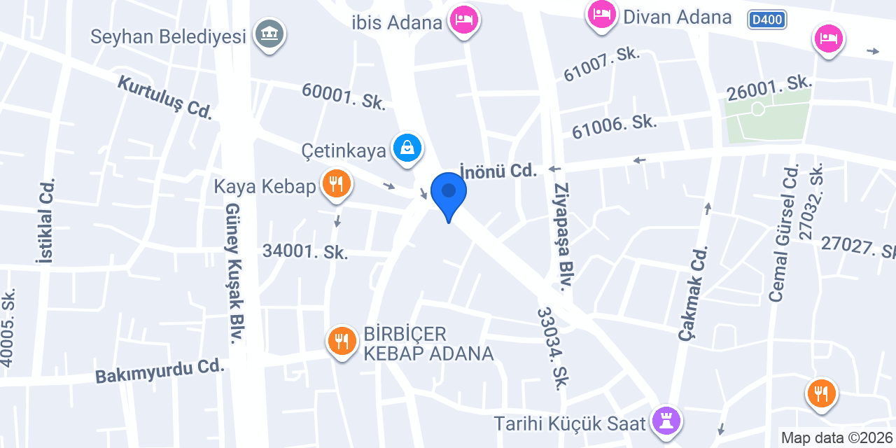Sürmeli Adana Hotel konumu