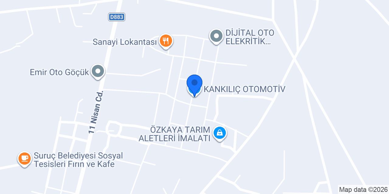 KANKILIÇ OTOMOTİV konumu