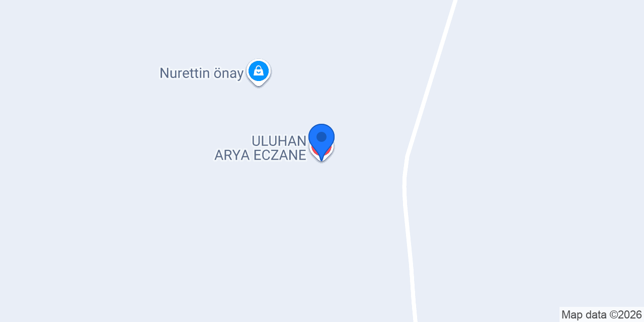 ULUHAN ARYA ECZANE konumu