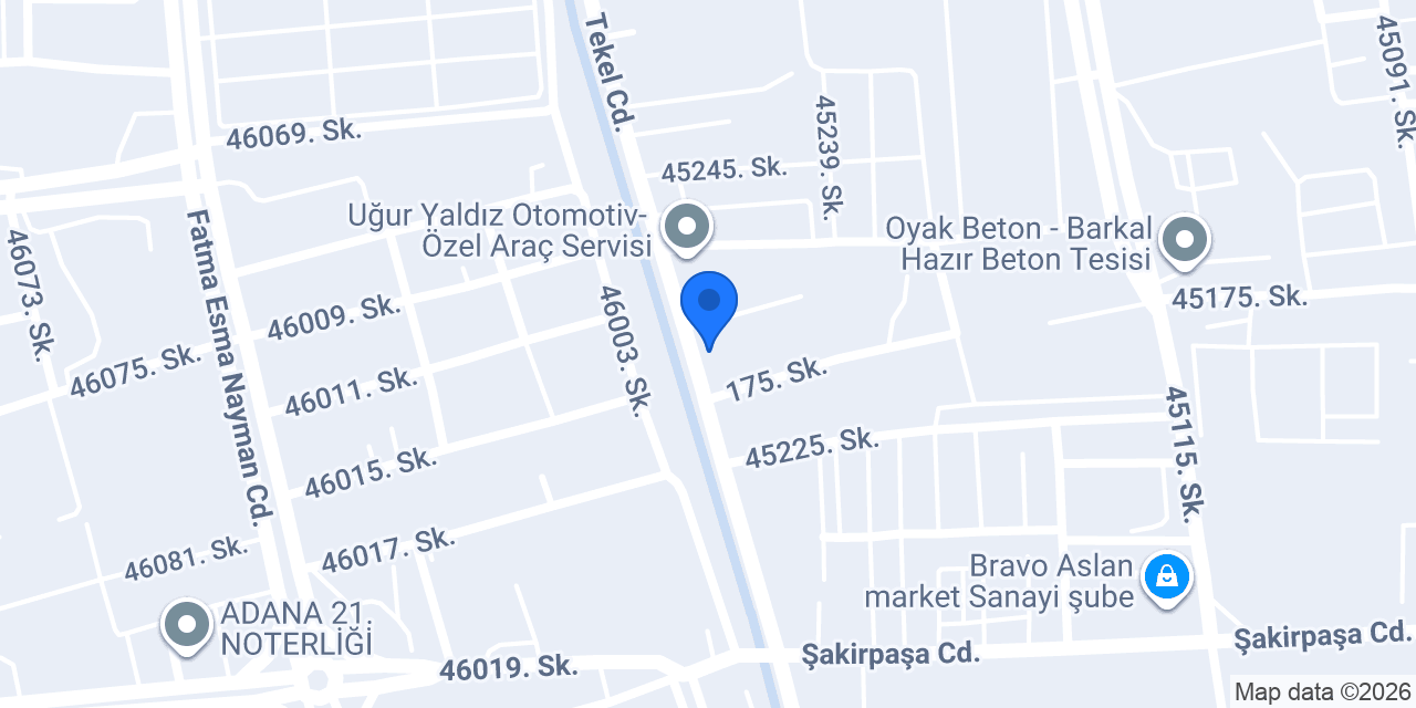 Kayılar Otomotiv konumu