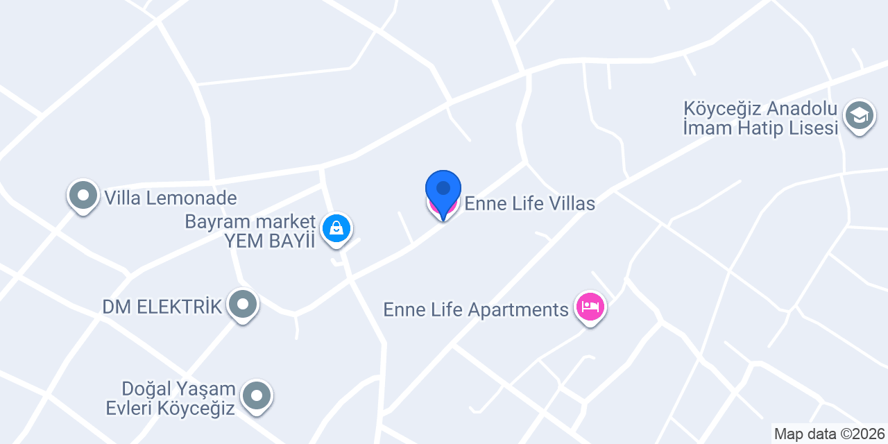 Enne Life Villas konumu