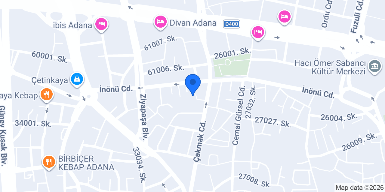 Terzi Osman Çakmak Caddesi konumu