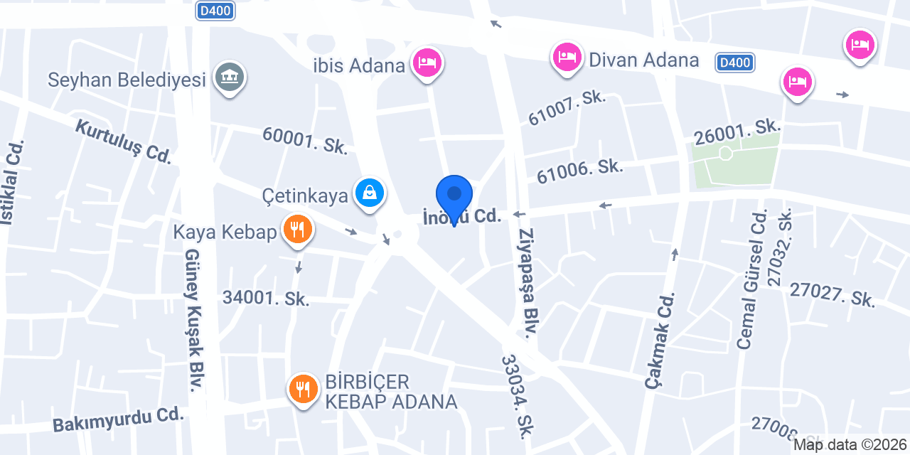 Mavi Sürmeli Oteli konumu