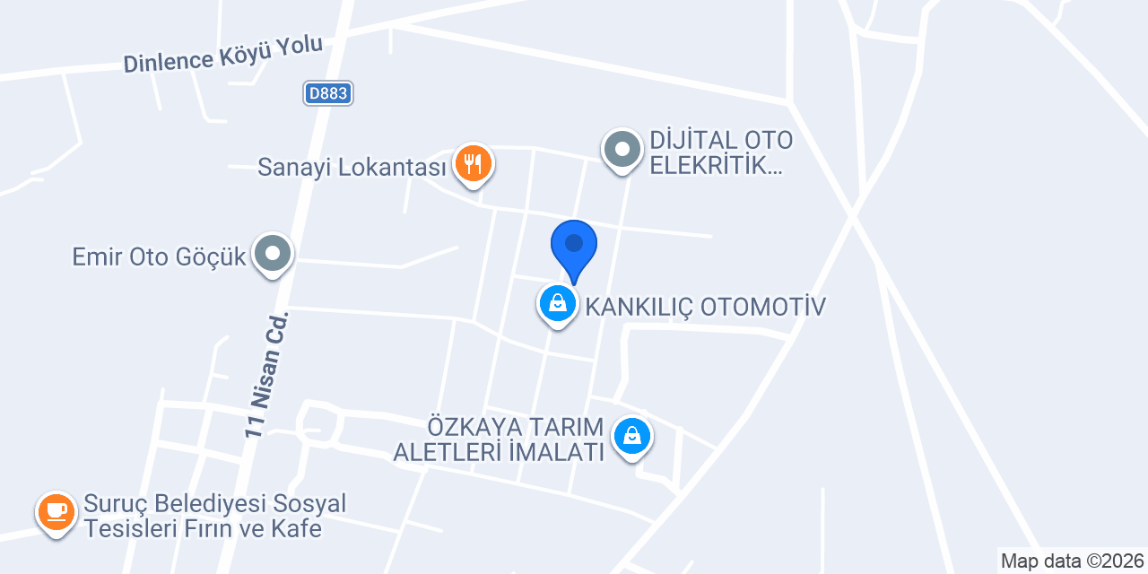 Aslan oto yedek parça konumu