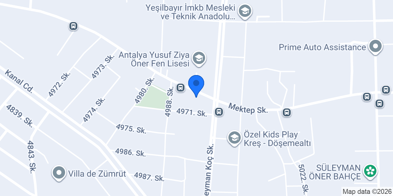Nasip Market Büfe konumu