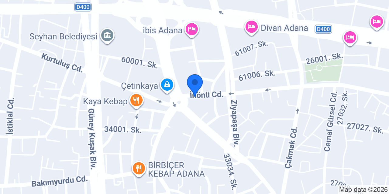 Mavi Sürmeli Adana konumu