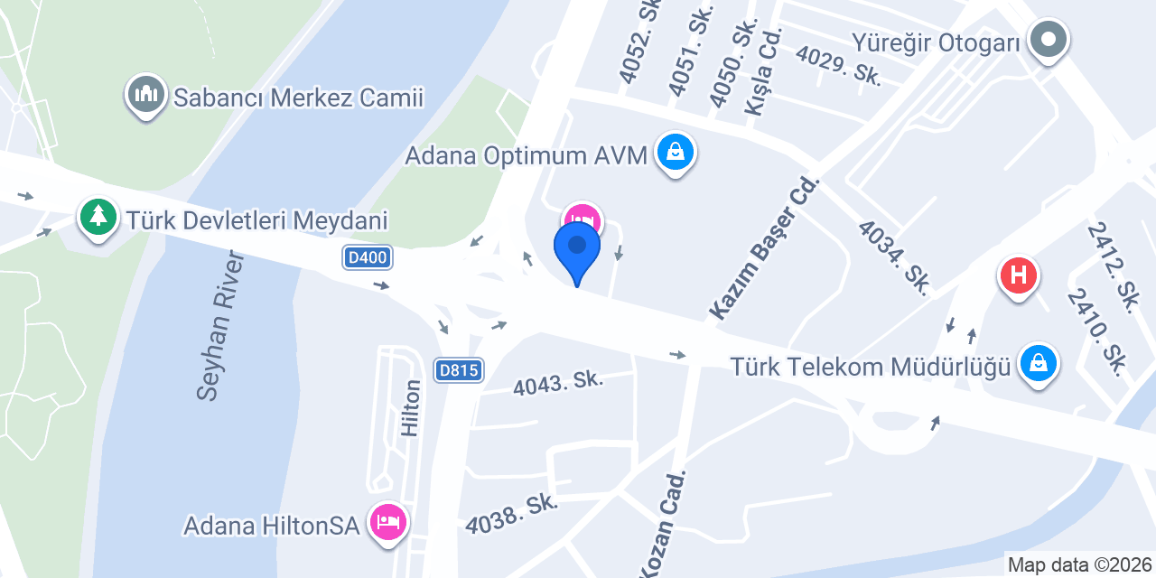 Tuba Sürücü Kursu konumu