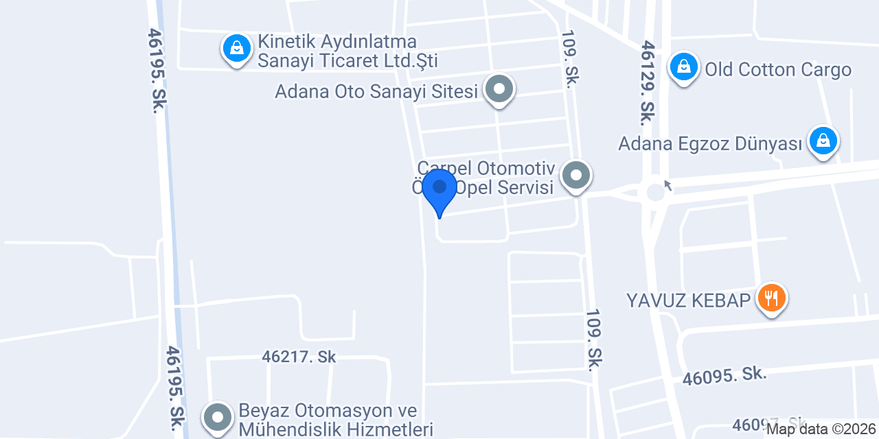 ASP MÜHENDİSLİK ADANA ŞUBESİ konumu