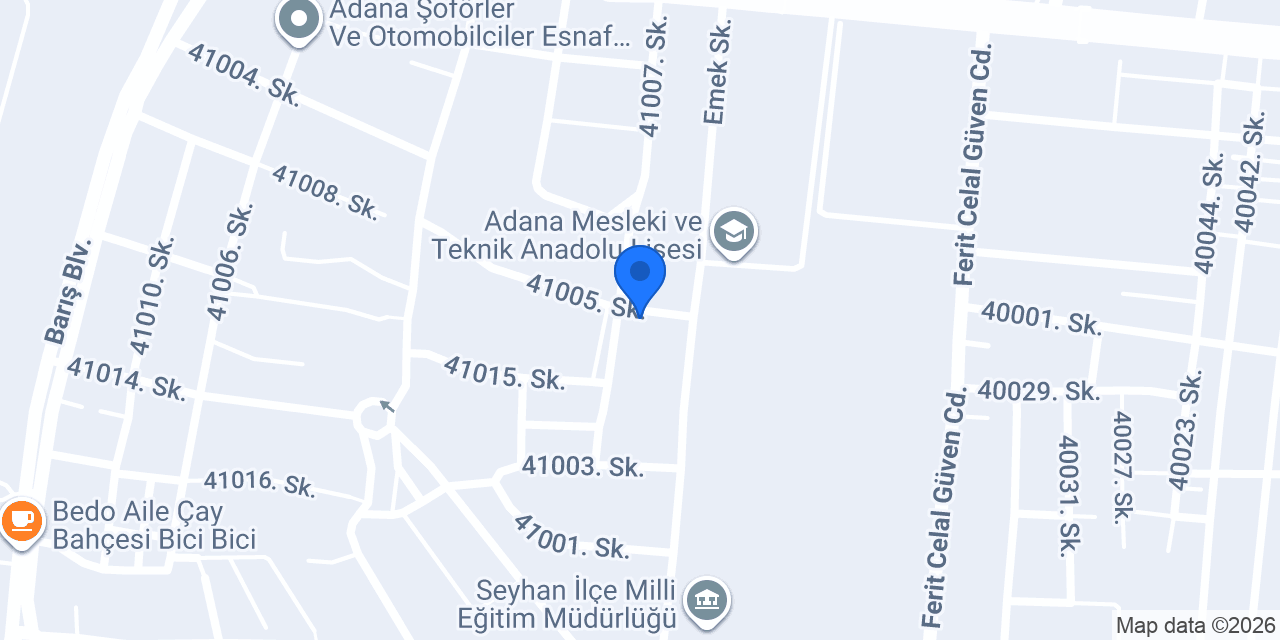 Koza Yemekçilik konumu