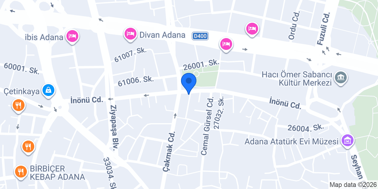 Dörtyol Kebap konumu