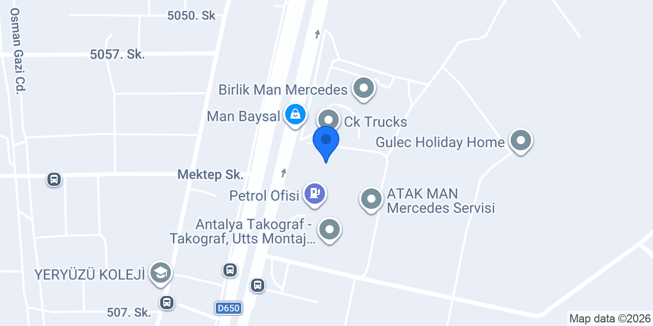 MKZ LOJİSTİK konumu