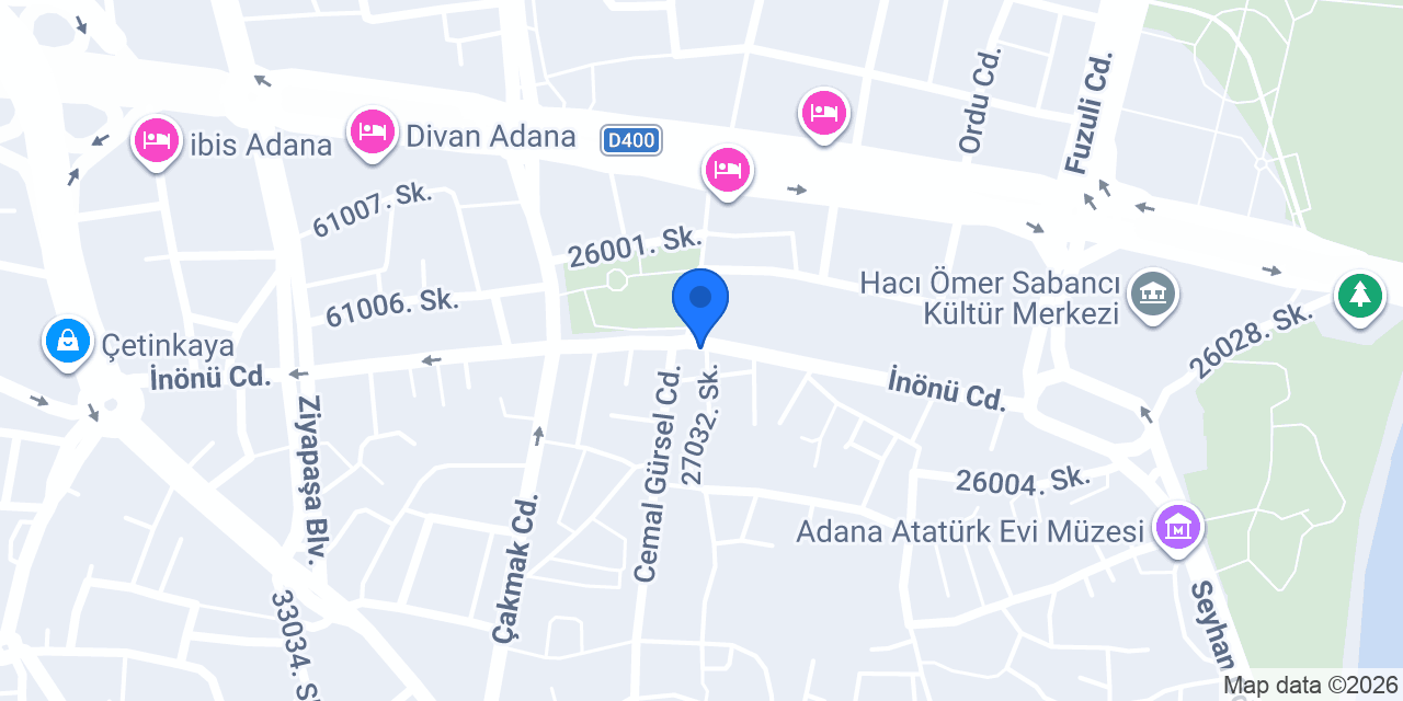Bahçeci Kebap konumu