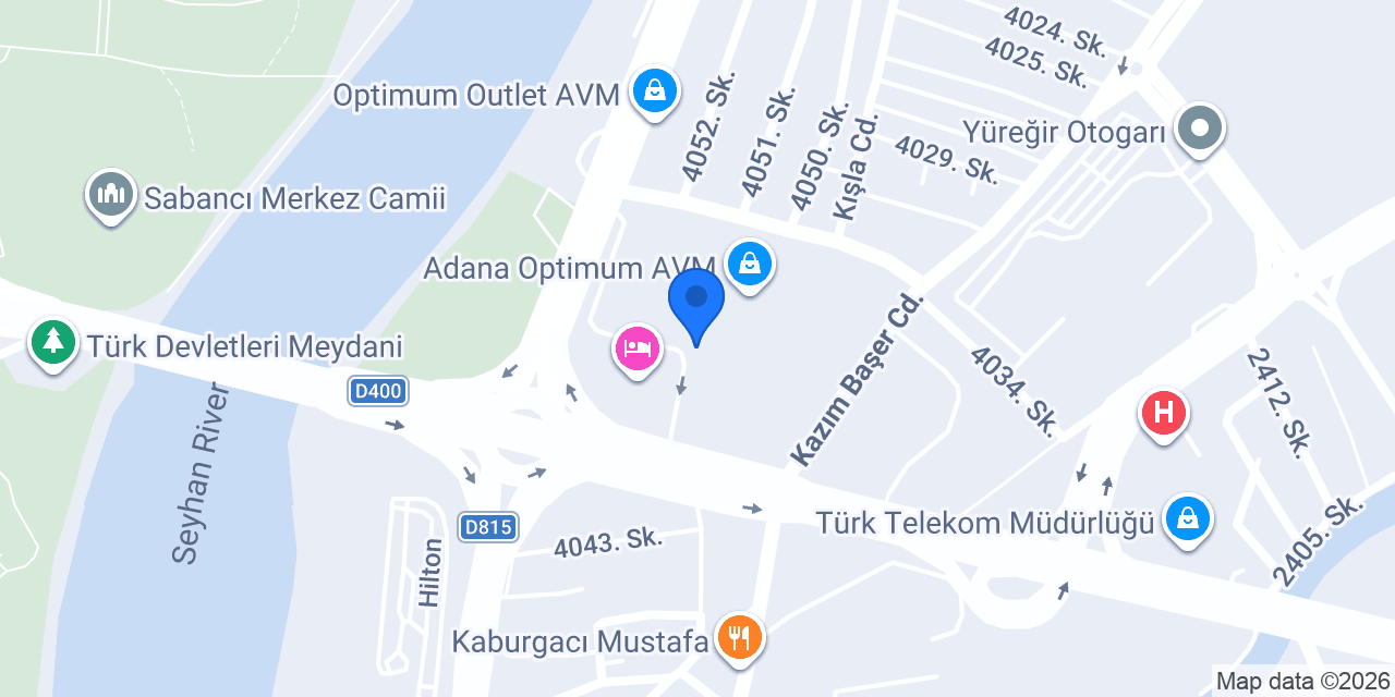 Kahve Dünyası - Adana Optimum AVM konumu