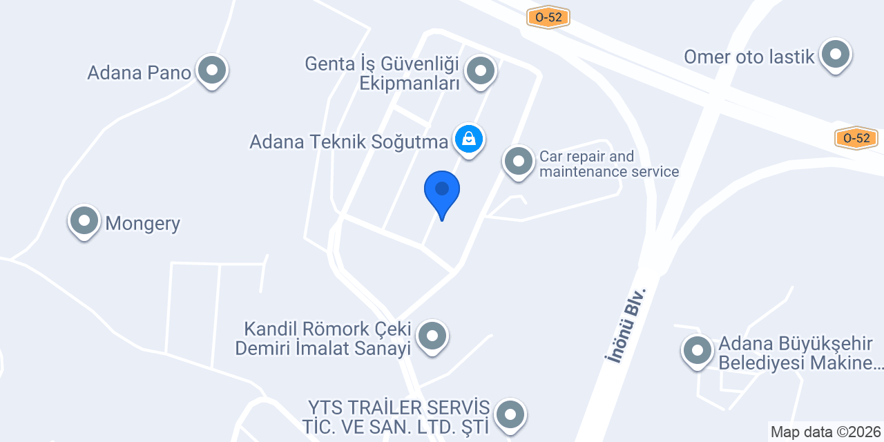 AA Mekanik Mühendislik konumu