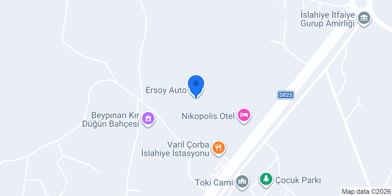 Ersoy Auto konumu