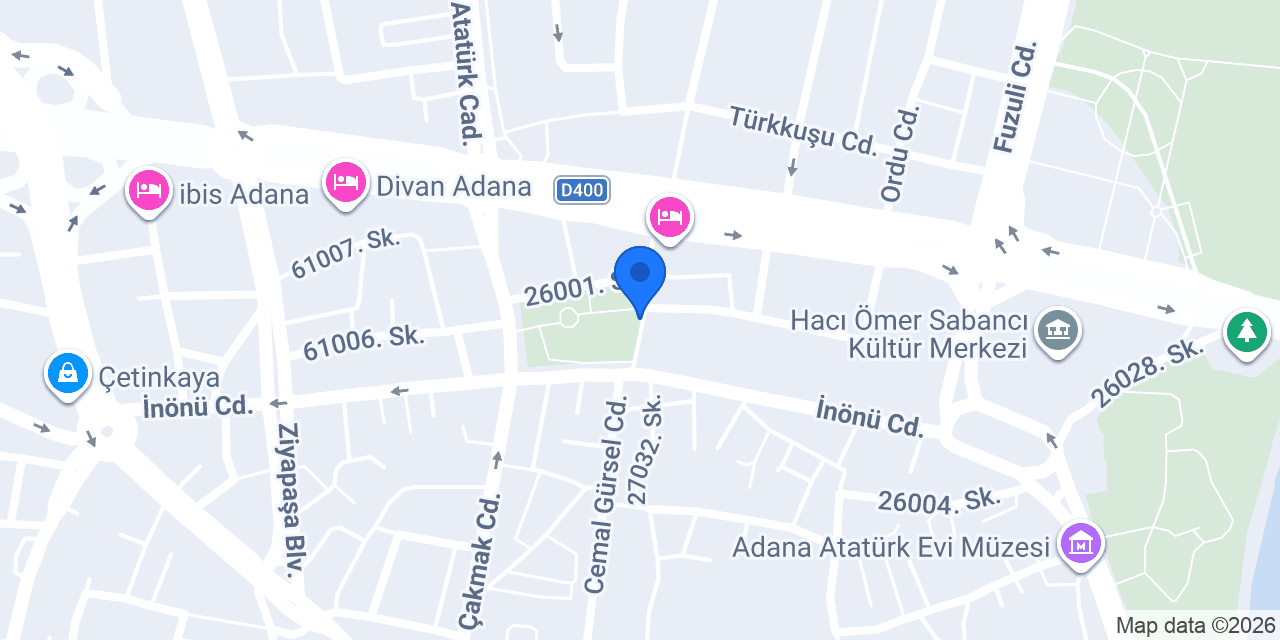 Adana Tercüme Ltd. Şti konumu
