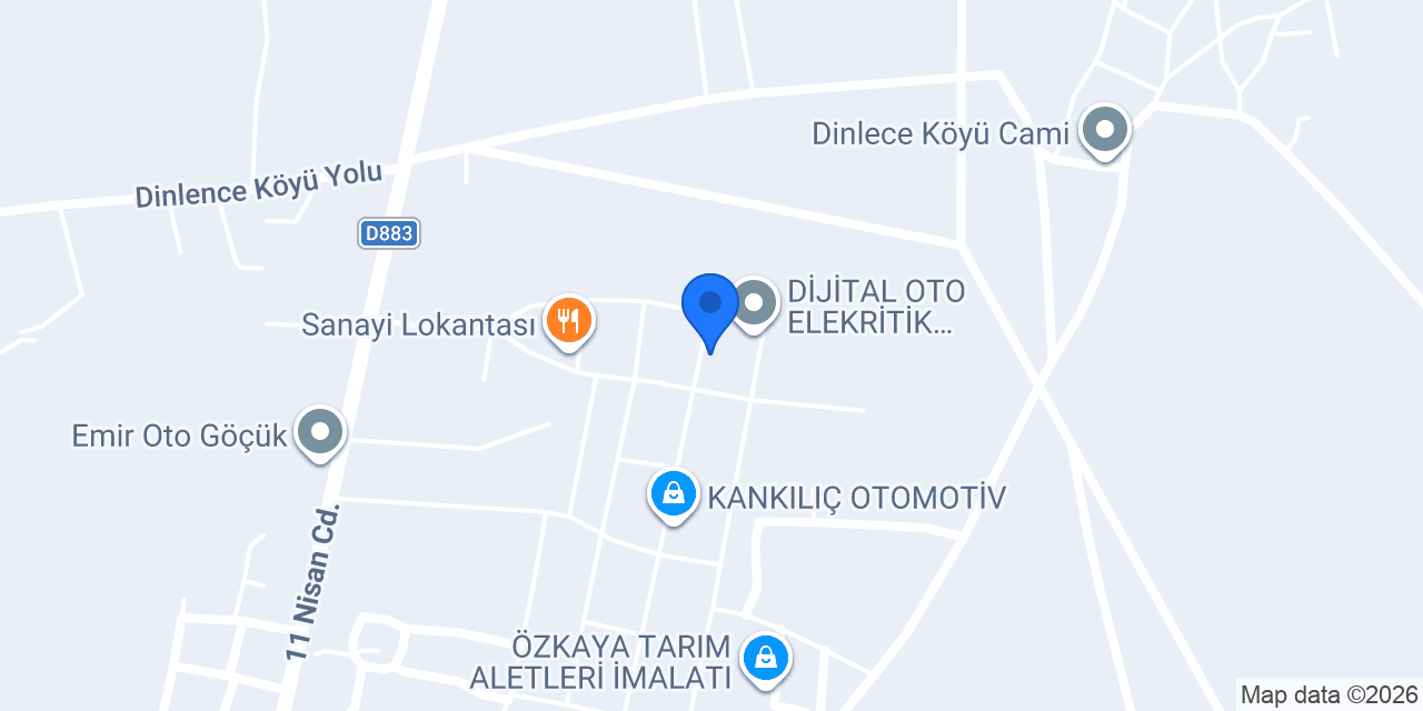 ECER OTO KAPORTA konumu