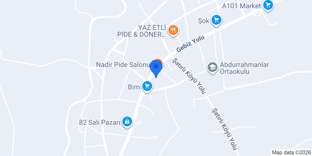 Yeğenoğlu Ekmek Fabr. konumu