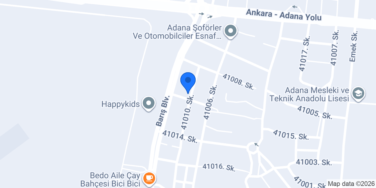 Adana Havaalanı Transfer konumu