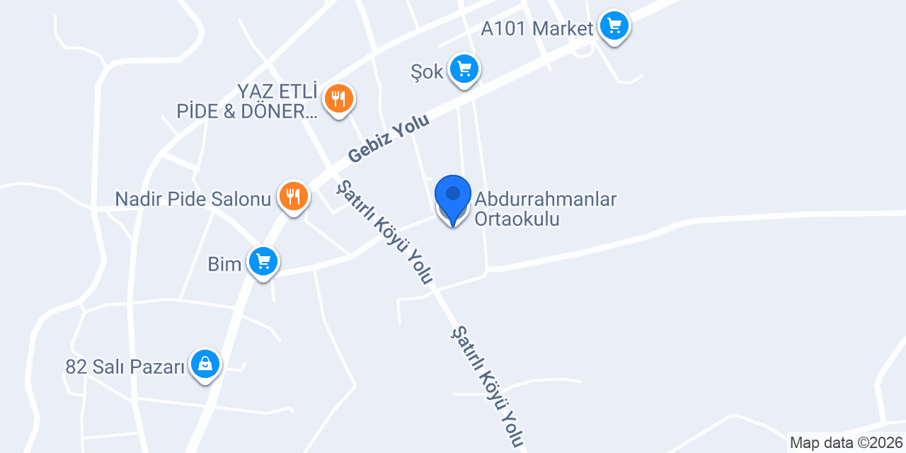 Abdurrahmanlar Ortaokulu konumu