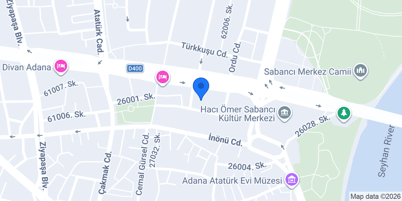 Birbiçer Hukuk ve Danışmanlık Bürosu konumu