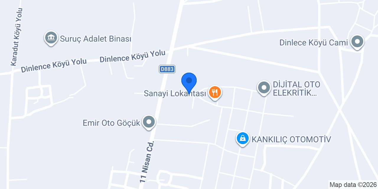 SURUÇ DOĞAN OTO SERVİS konumu
