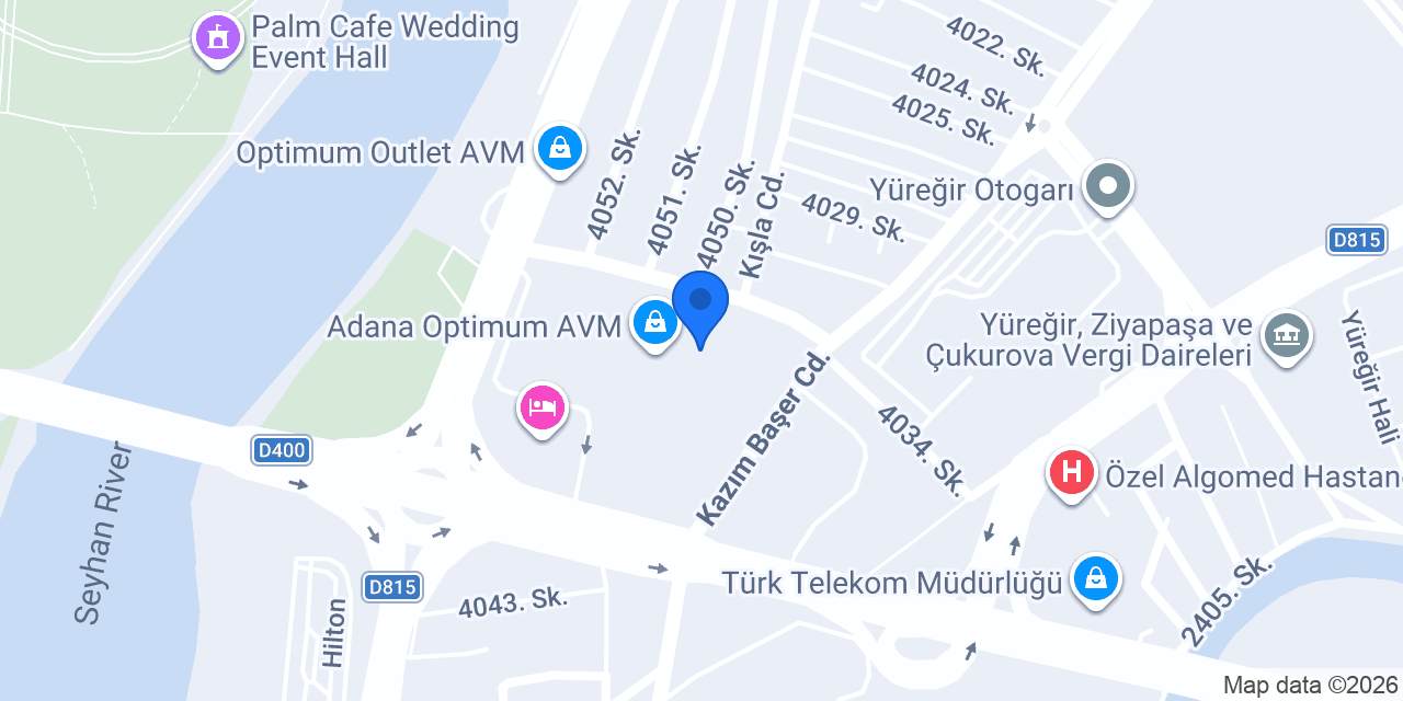 Puma Adana Optimum konumu