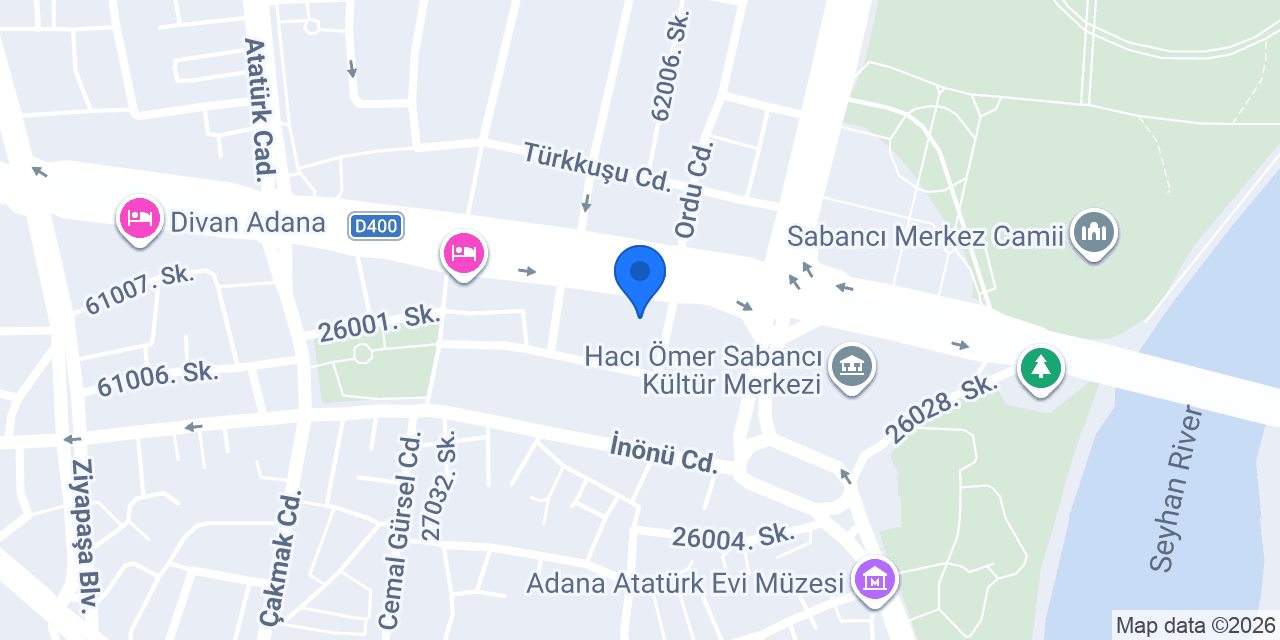 Avukat Adil Paşa konumu