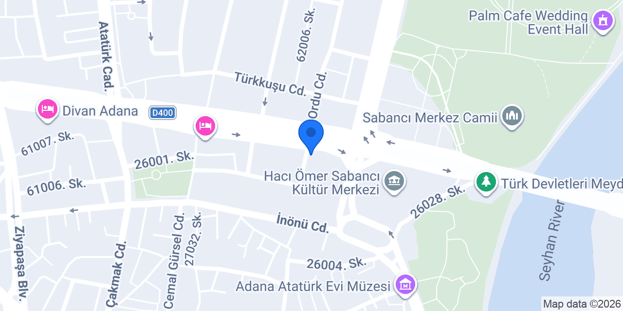 Otel Türkay konumu