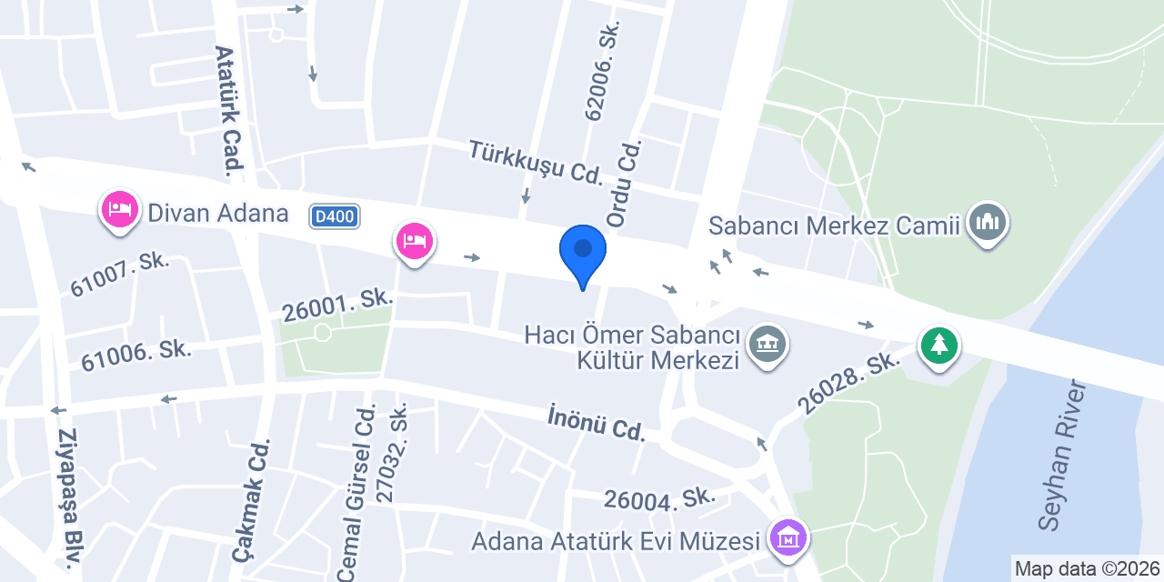 Avukat Hamza Pekergin - Pekergin Hukuk & Danışmanlık Bürosu konumu