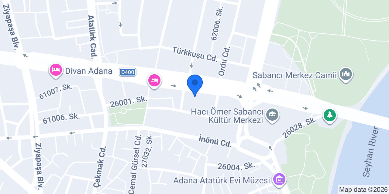 Adana | Avukat İsa İhsan Giriş konumu