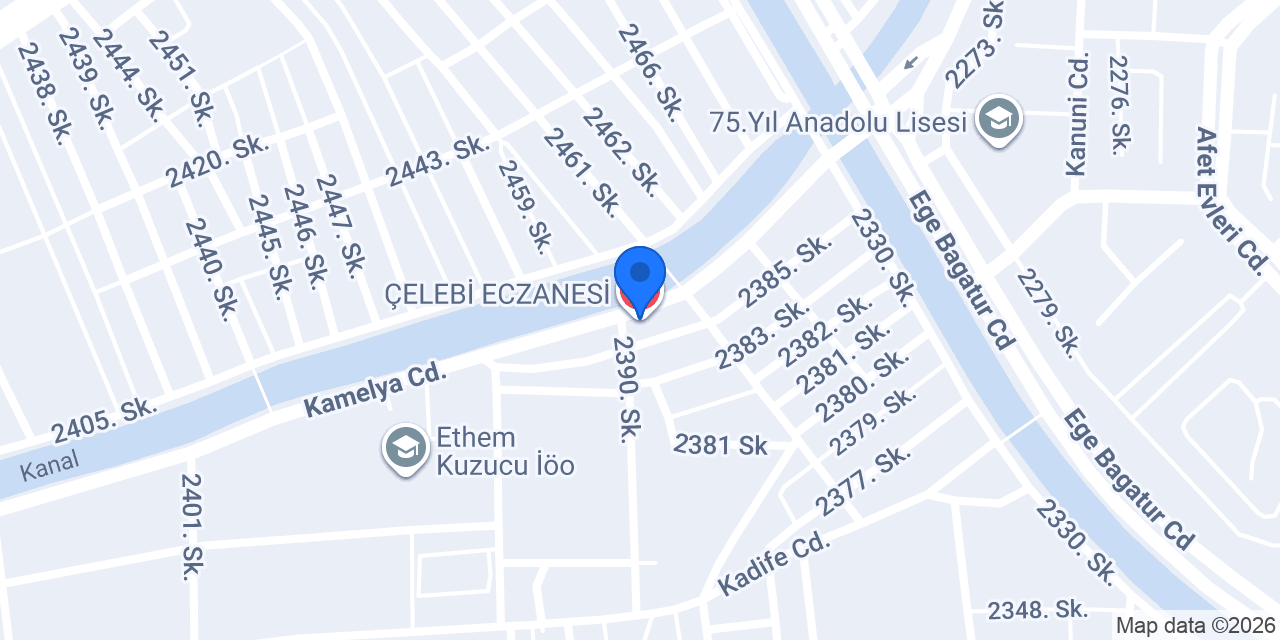 ÇELEBİ ECZANESİ konumu