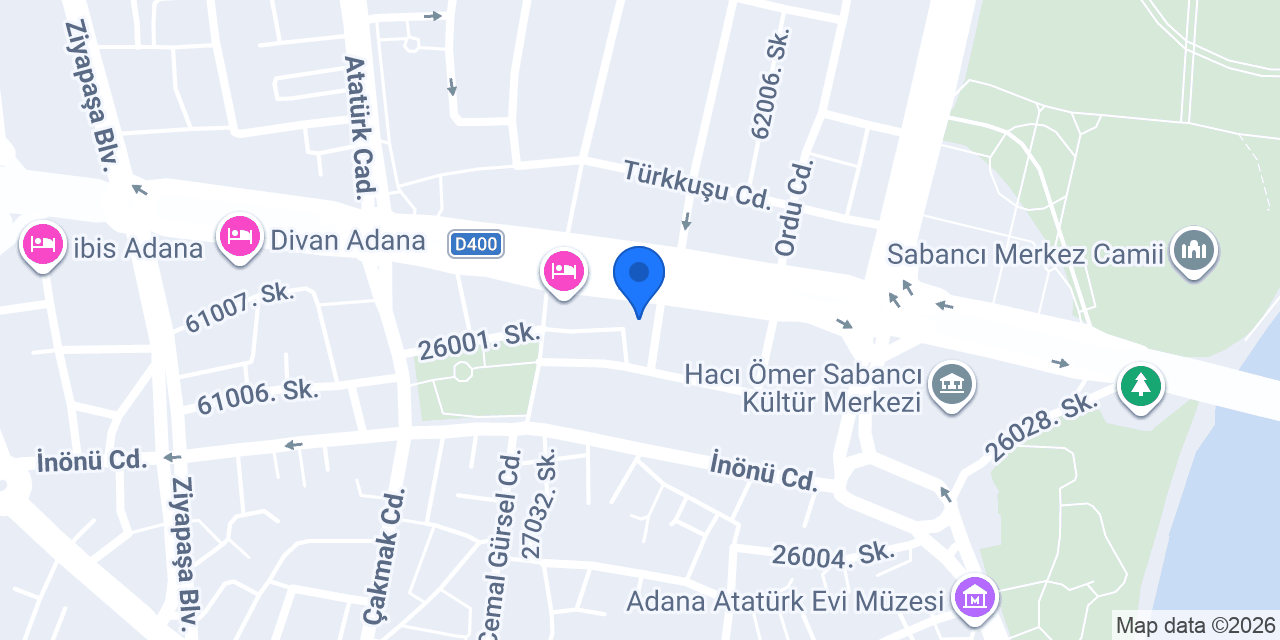 Ptt Adliye Sarayı Merkezi konumu