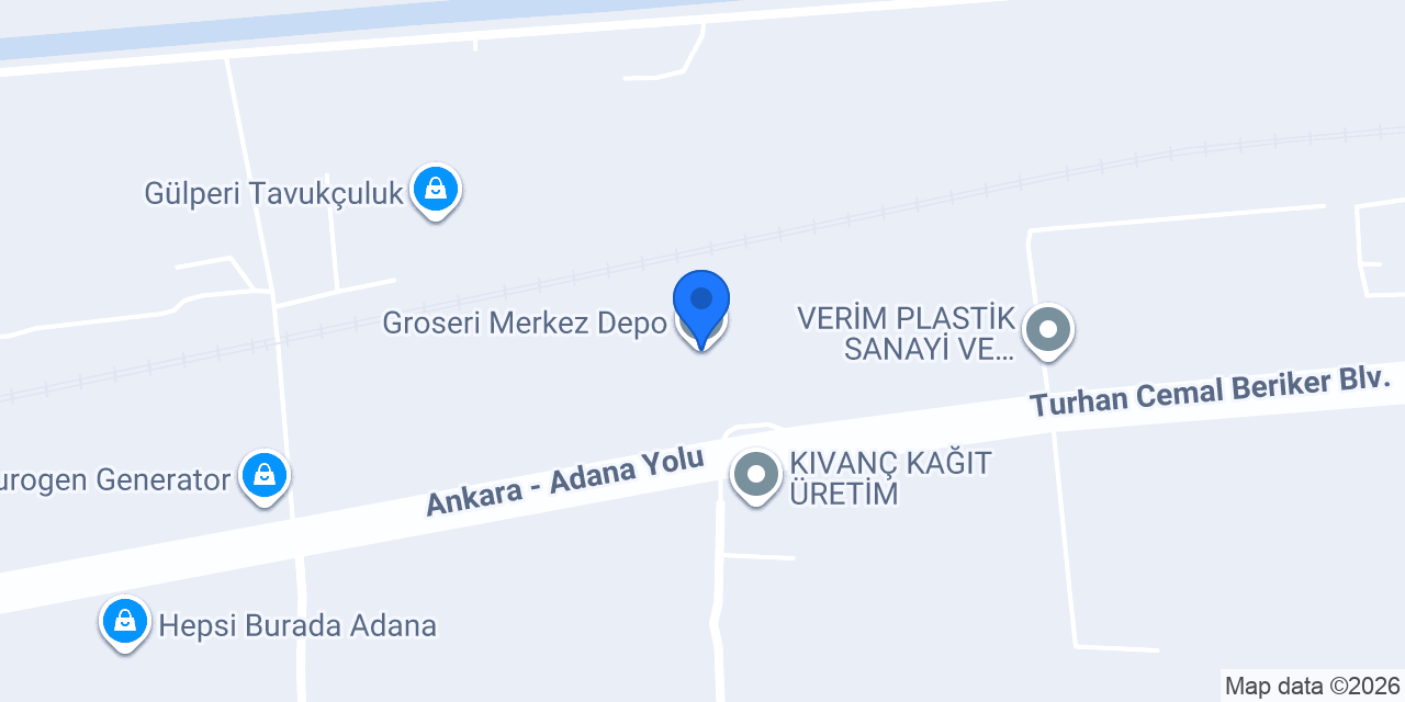 Groseri Merkez Depo konumu