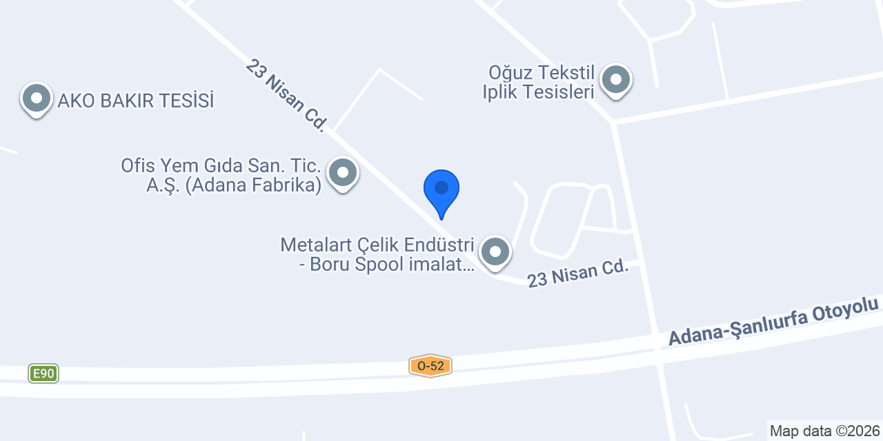 Tekinsan Makine konumu