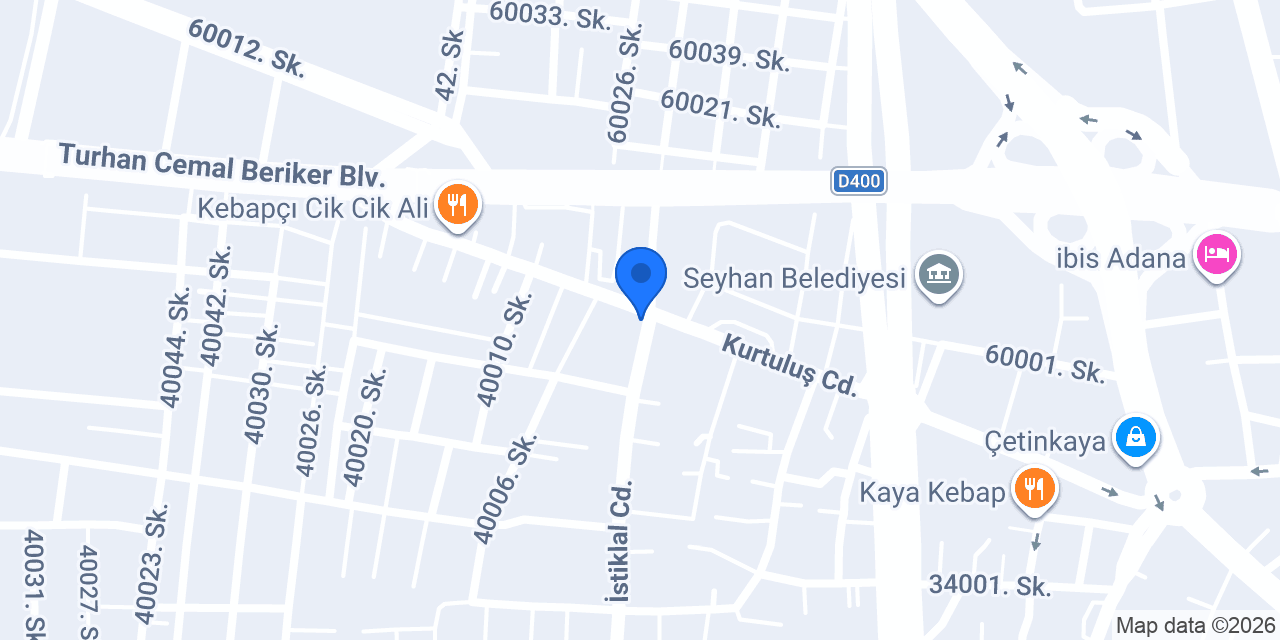 Seç Baklava konumu