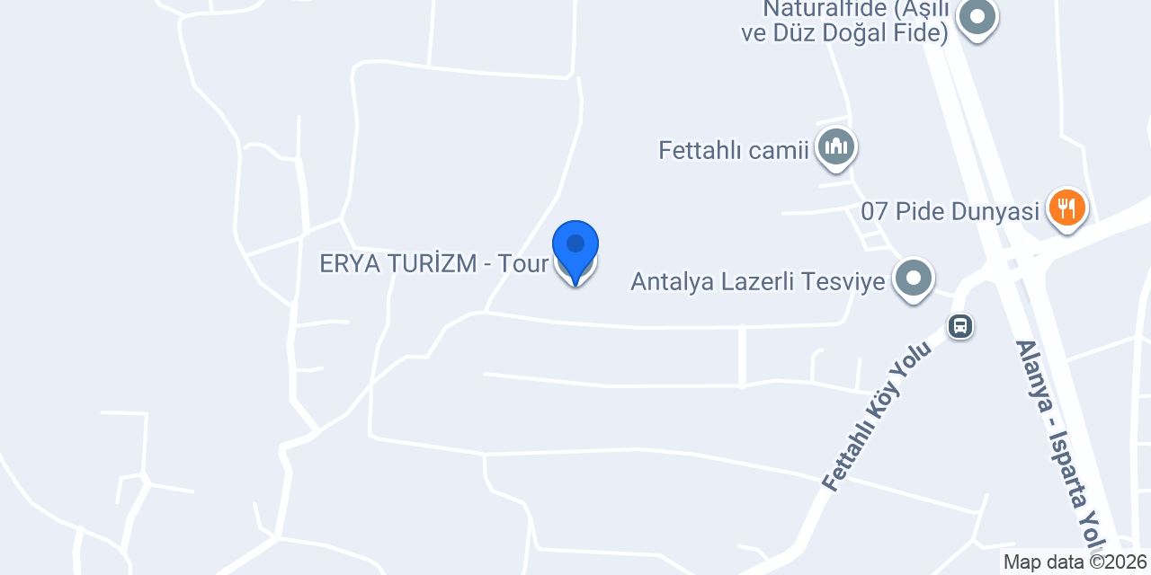 ERYA TURİZM - Tour konumu