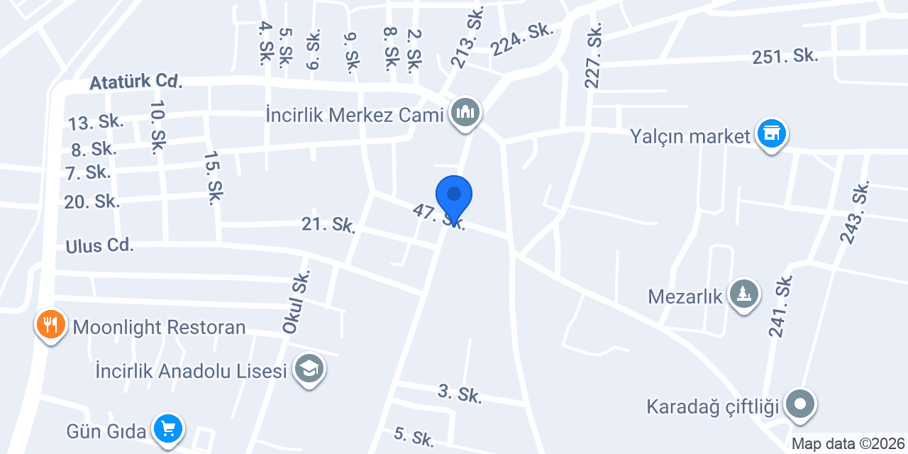 İncirlik Eczanesi konumu